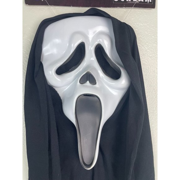 FunWorld Ghost Face Mask from Scream, Halloween Costume, Scary - Picture 2 of 12